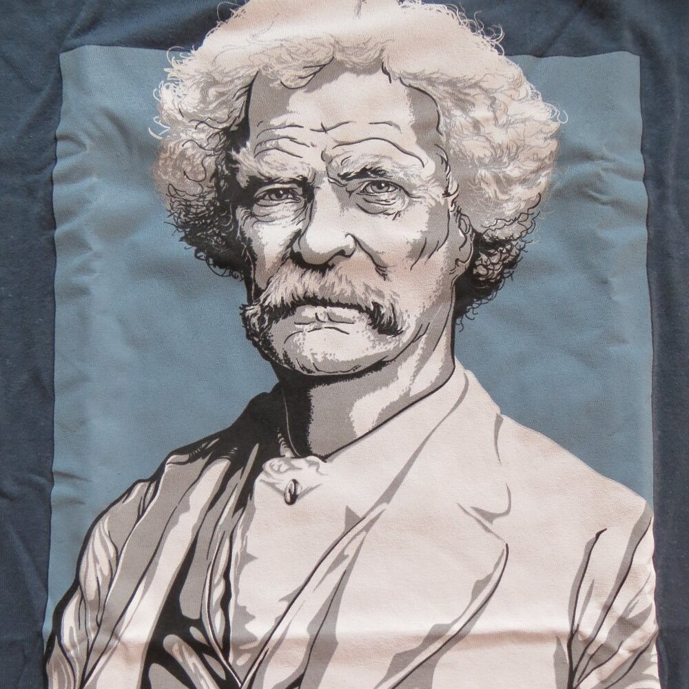 Mark Twain T Shirt- Multiple sizes, DEADSTOCK, NWOT.
